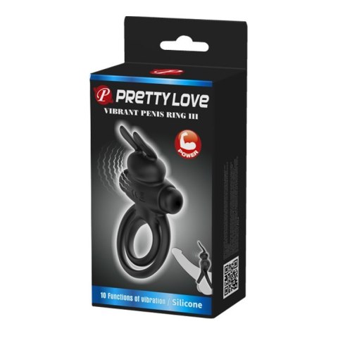 PIERŚCIEŃ PRETTY LOVE - VIBRANT PENIS RING 3