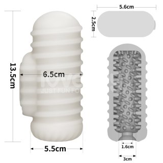 MASTURBATOR KNIGHTS RING VIBRATING DUAL PURPOSE SLEEVE-WAVY