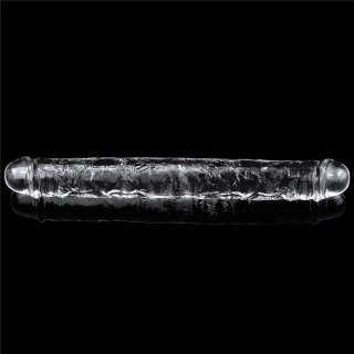PODWÓJNE DILDO FLAWLESS CLEAR DOUBLE DILDO 12''