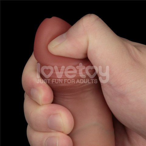 DILDO 7.5'' SLIDING SKIN PRO DUAL LAYER SILICONE DONG