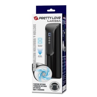PRETTY LOVE LARISSA SUCTION & VIBRATION MASTURBATOR