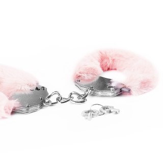 KAJDANKI FLUFFY HAND CUFFS RÓŻOWE