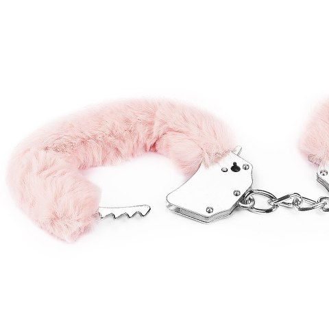 KAJDANKI FLUFFY HAND CUFFS RÓŻOWE