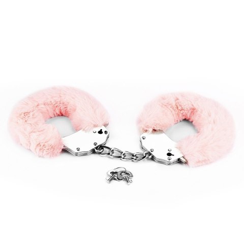 KAJDANKI FLUFFY HAND CUFFS RÓŻOWE