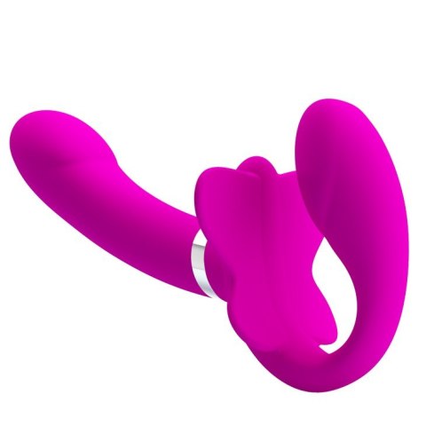 STRAPON BEZ UPRZĘŻY PRETTY LOVE - VIBRATING STRAPLESS STRAP-ON