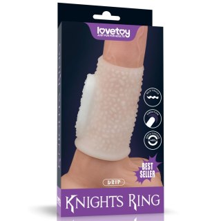 PIERŚCIEŃ NAKŁADKA VIBRATING DRIP KNIGHTS RING (WHITE)