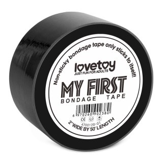 TAŚMA MY FIRST NON STICKY BONDAGE TAPE BLACK
