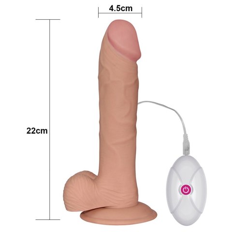 WIBRATOR 9" THE ULTRA SOFT DUDE VIBRATING