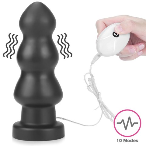 WIBRATOR ANALNY 7.8" KING SIZED VIBRATING ANAL RIGGER