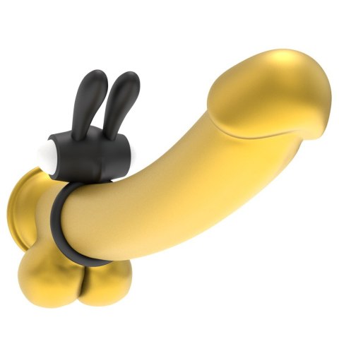 PIERŚCIEŃ POWER CLIT SILICONE COCKRING CZARNY