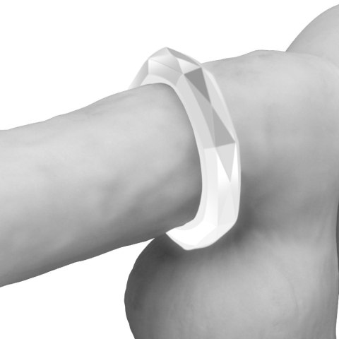 PIERŚCIEŃ POWER PLUS COCKRING PRZEZROCZYSTY