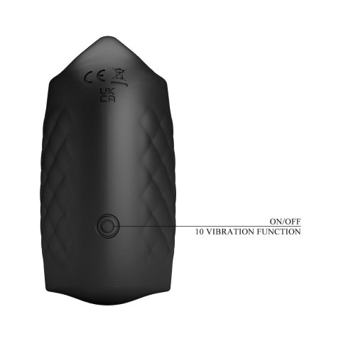 MASAŻER PRETTY LOVE BLACK GLANS TRAINER