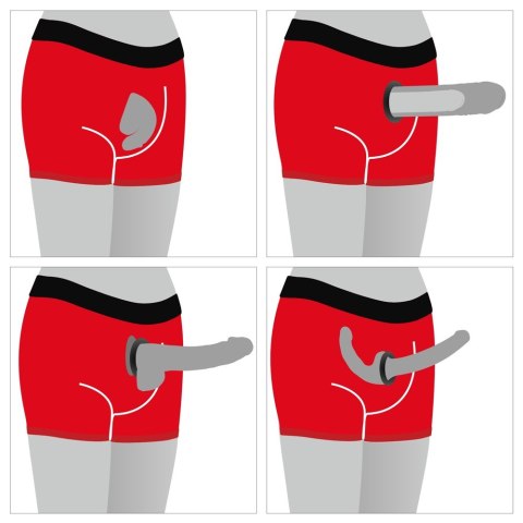 SZORTY CHIC STRAP-ON (32 - 35 CALI W PASIE)