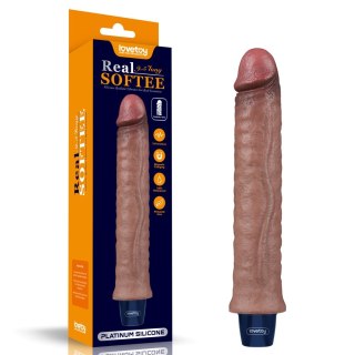 WIBRATOR 9.5" REAL SOFTEE VIBRATING DILDO