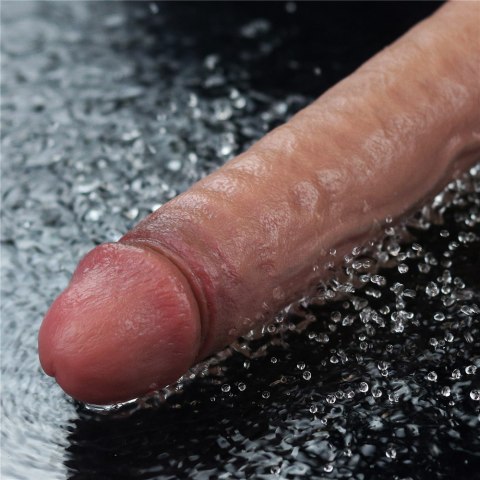 WIBRATOR 9.5" REAL SOFTEE VIBRATING DILDO