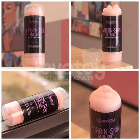 VIRGIN-SKIN BLOWOUT DOUBLE SIDE STROKER
