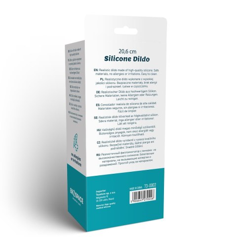 DILDO SILIKONOWE 20.6 CM EROSPACE NATURAL PLAY D2