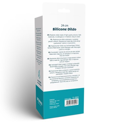 DILDO SILIKONOWE 24 CM EROSPACE NATURAL PLAY D3