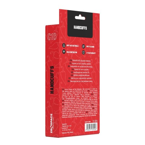 KAJDANKI NA RĘCE WYKONANE Z MIĘKKIEGO MATERIAŁU EROSPACE WILD PLAY C16