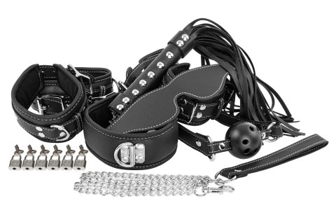 LUKSUSOWY ZESTAW BDSM 7 PRODUKTÓW EROSPACE WILD PLAY C10