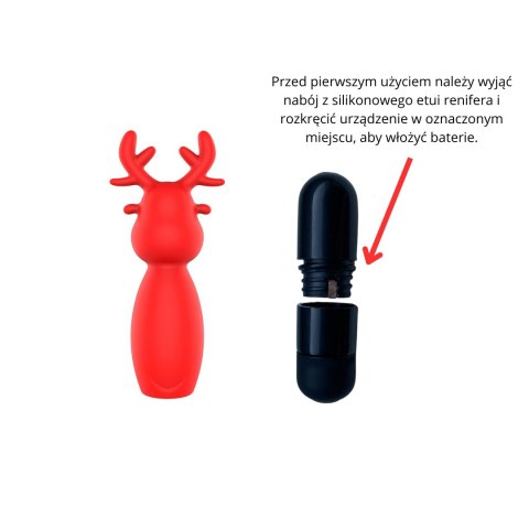 MINI WIBRATOR W KSZTAŁCIE RENIFERA EROSPACE SWEET PLAY A10
