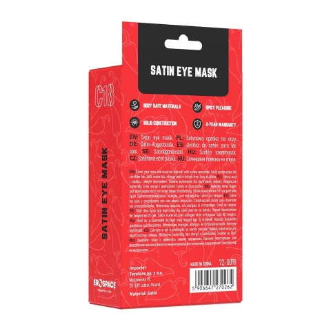 SATYNOWA OPASKA NA OCZY EROSPACE WILD PLAY C18