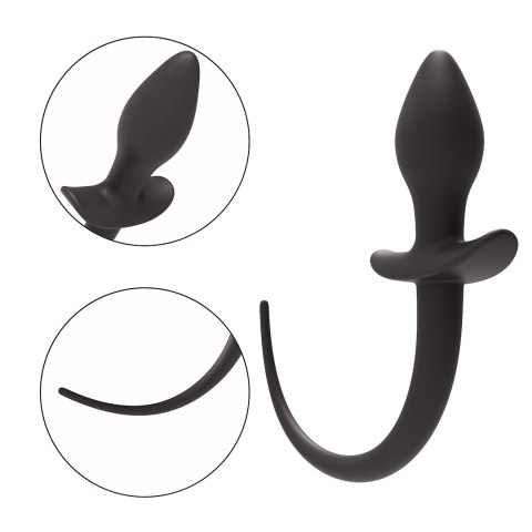 SILIKONOWY KOREK ANALNY Z OGONEM EROSPACE WILD PLAY C3