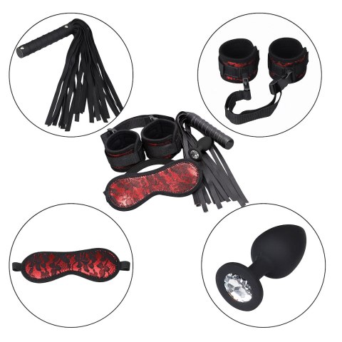 ZESTAW BDSM 4 PRODUKTÓW EROSPACE WILD PLAY C7