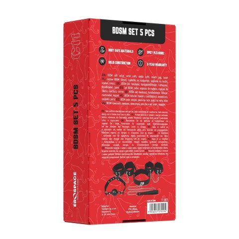 ZESTAW BDSM 5 PRODUKTÓW EROSPACE WILD PLAY C11