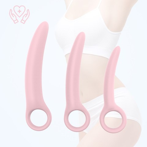 ZESTAW DILATORÓW DO ĆWICZEŃ MIĘŚNI DNA MIEDNICY EROSPACE SWEET PLAY A13