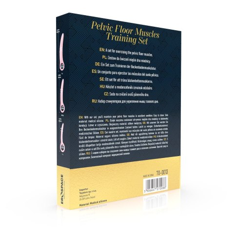 ZESTAW DILATORÓW DO ĆWICZEŃ MIĘŚNI DNA MIEDNICY EROSPACE SWEET PLAY A13
