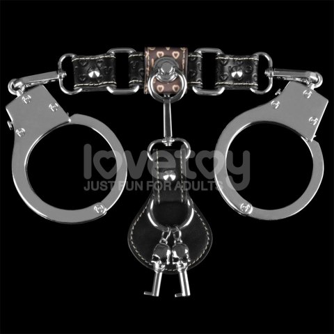 KAJDANKI REBELLION HEAVY METAL HANDCUFFS (SILVER)