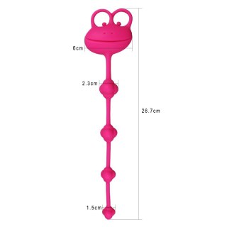 KORALIKI ANALNE 10" SILICONE FROG