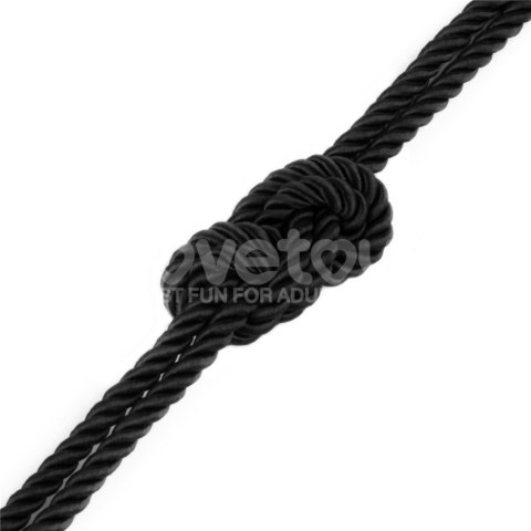 LINA DO KRĘPOWANIA REBELLION EBONY SILKY BONDAGE ROPE