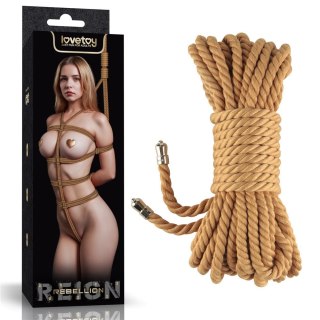 LINA DO KRĘPOWANIA REBELLION NATURAL KNOT BONDAGE ROPE
