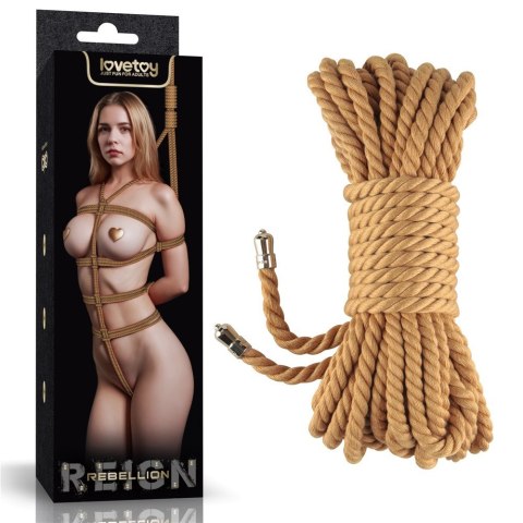 LINA DO KRĘPOWANIA REBELLION NATURAL KNOT BONDAGE ROPE
