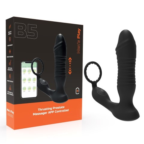 MASAŻER PROSTATY Z RUCHEM POSUWISTYM STEROWANY APLIKACJĄ EROSPACE MEN'S PLAY B5