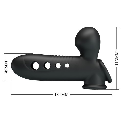 NAKŁADKA POMPOWANA AIRBAG PENIS SLEEVE BLACK