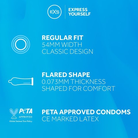 PREZERWATYWY 12 SZT. EXS REGULAR