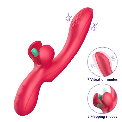 WIBRATOR DO PUNKTU G Z RUCHOMYM JĘZYCZKIEM DO STYMULACJI ŁECHTACZKI EROSPACE SWEET PLAY A16