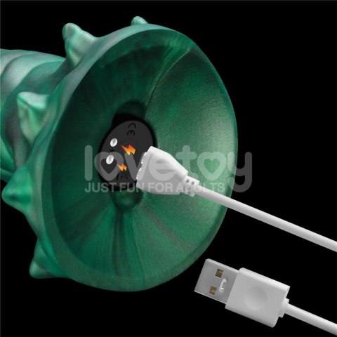 WIBRATOR SAVAGE CHARM DOUBLE-CLAW VIBRATING SILICONE DILDO