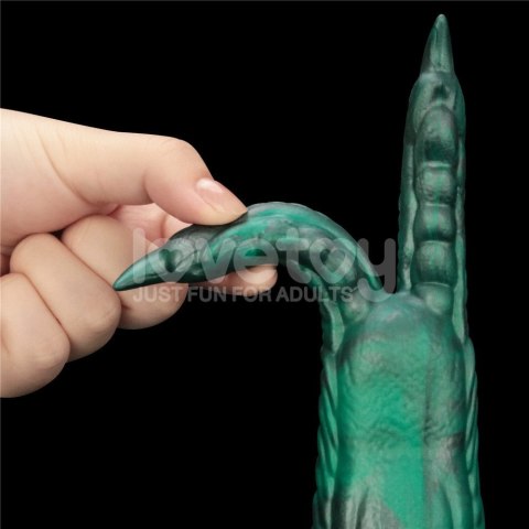 WIBRATOR SAVAGE CHARM DOUBLE-CLAW VIBRATING SILICONE DILDO