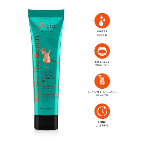 LUBE TUBE COCKTAIL - SEX ON THE BEACH - 100ML
