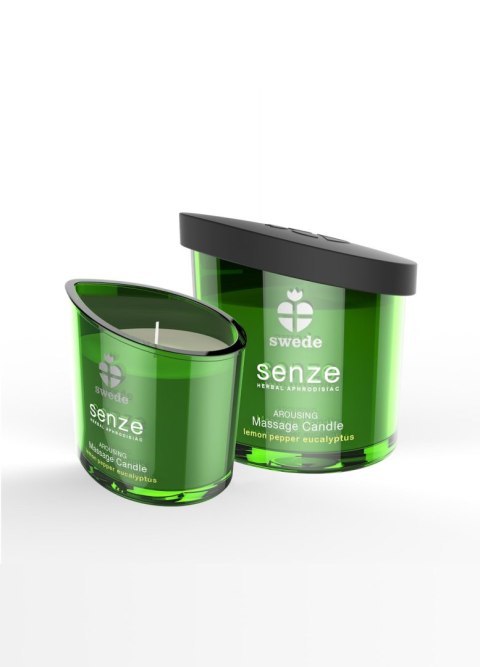 ŚWIECA DO MASAŻU SWEDE AROUSING LEMON PEPPER EUCALYPTUS 150 ML