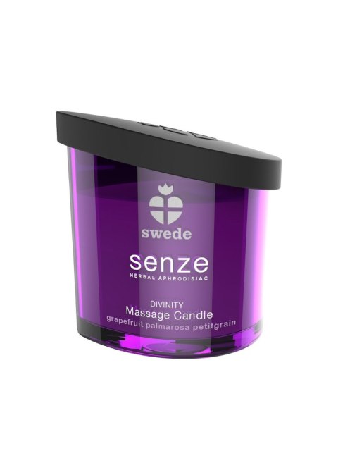 ŚWIECA DO MASAŻU SWEDE DIVINITY GRAPEFRUIT PALMAROSA PETITGRAIN 50 ML