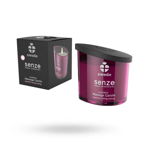 ŚWIECA DO MASAŻU SWEDE ECSTATIC JASMINE YLANG YLANG 50 ML